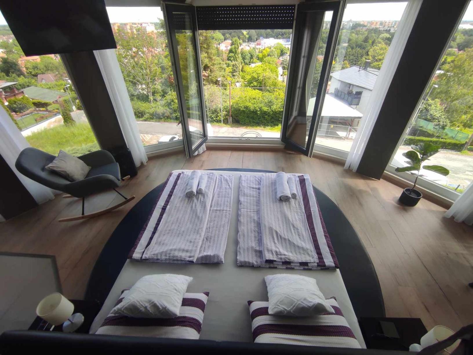 West Panorama Penthouse - Apartment With A Fantastic View Of The City Szombathely Eksteriør billede